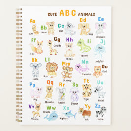 Agenda Alfabeto Animal ABC Animales lindos