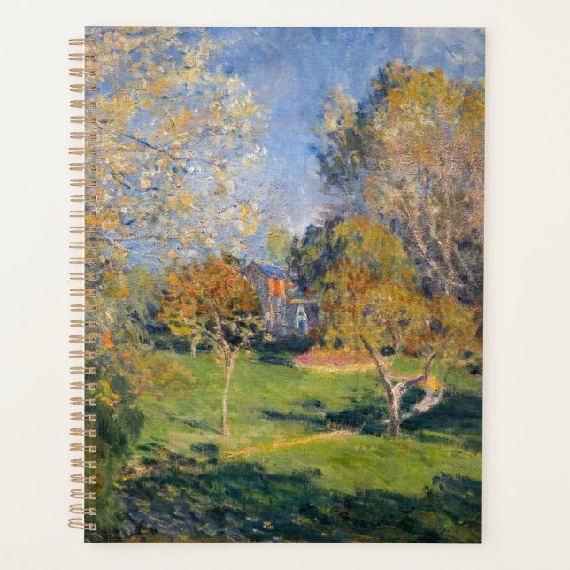 Agenda Alfred Sisley - El jardín de Hoschede, Montgeron (Anverso)
