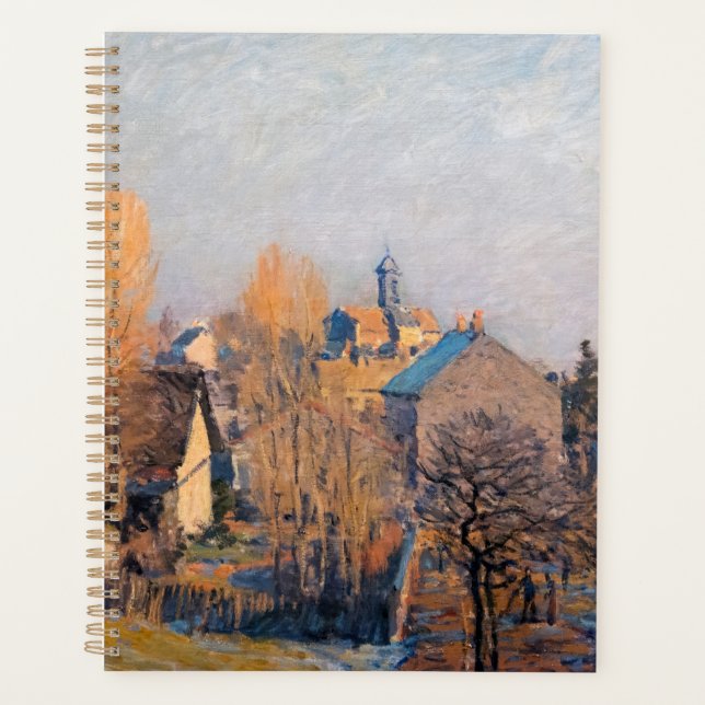 Agenda Alfred Sisley - Mañana helada en Louveciennes (Anverso)