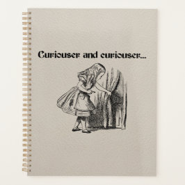 Agenda Alicia Curiouser y Curiouser con llave