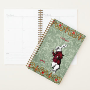Agenda Alicia de la Vintage Conejo Blanco en el País de 