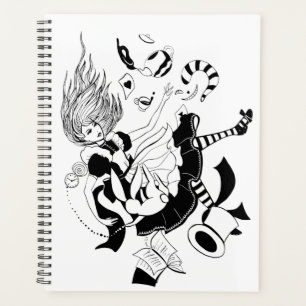 Agenda Alicia en el país de las maravillas. ilustracion 
