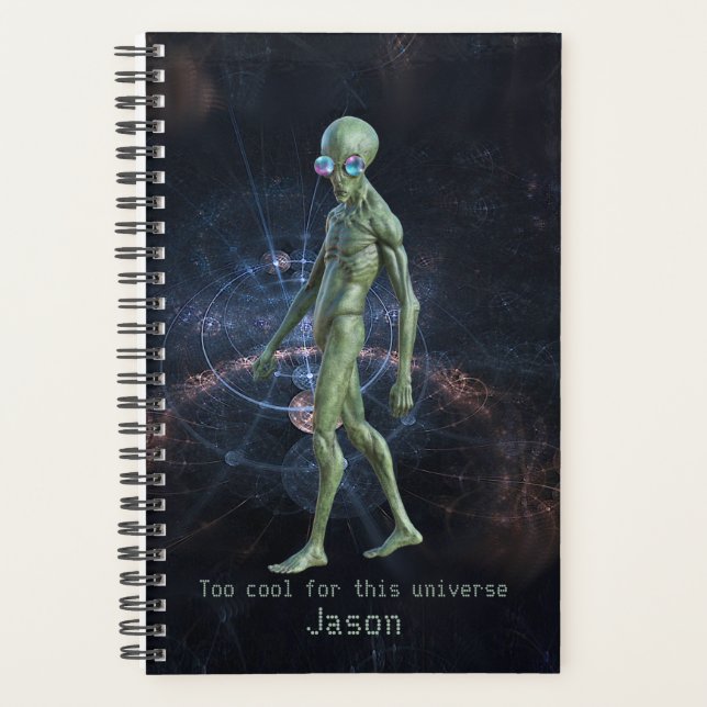 Agenda Alien En Gafas De Sol (Anverso)