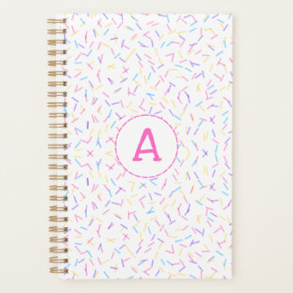 Agenda Allover Sprinkles Pink Multi First Planner