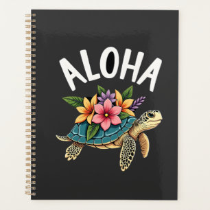 Agenda Aloha Hawái Camisa Hawaiana Tortuga Hibisco Niños
