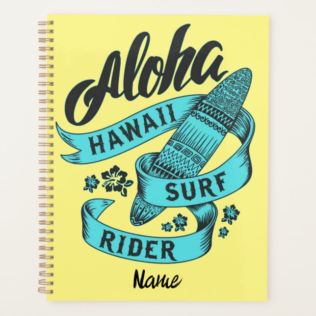 Agenda Aloha Hawaii Surf Rider Thunder_Cove (Anverso)