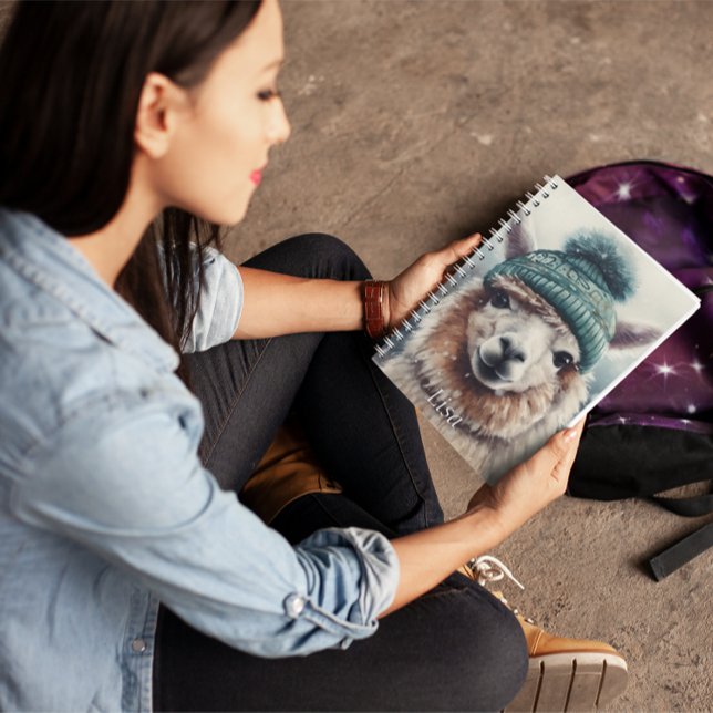 Agenda Alpaca dulce de invierno, personalizado (Subido por el creador)