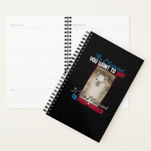 Agenda Alpaca Llama - Empuje más fuerte