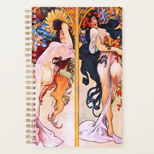 Agenda Alphonse Mucha - Cuatro estaciones