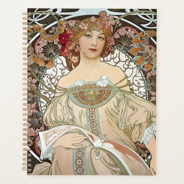Agenda Alphonse Mucha Daydream (Anverso)
