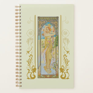 Agenda Alphonse Mucha de Art Nouveau - El brillo del día