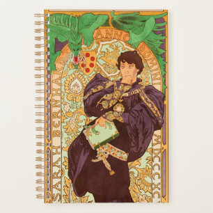 Agenda Alphonse Mucha Prince y Dragon