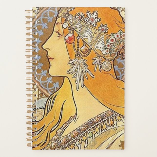Agenda Alphonse Mucha Zodiac (Anverso)