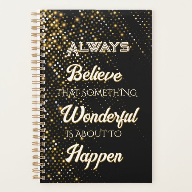 Agenda Always believe planner (Anverso)