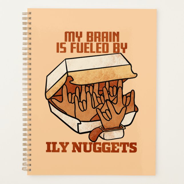 Agenda Amamos las Nuggets - Nugget Love - ASL ILY Obsessi (Anverso)