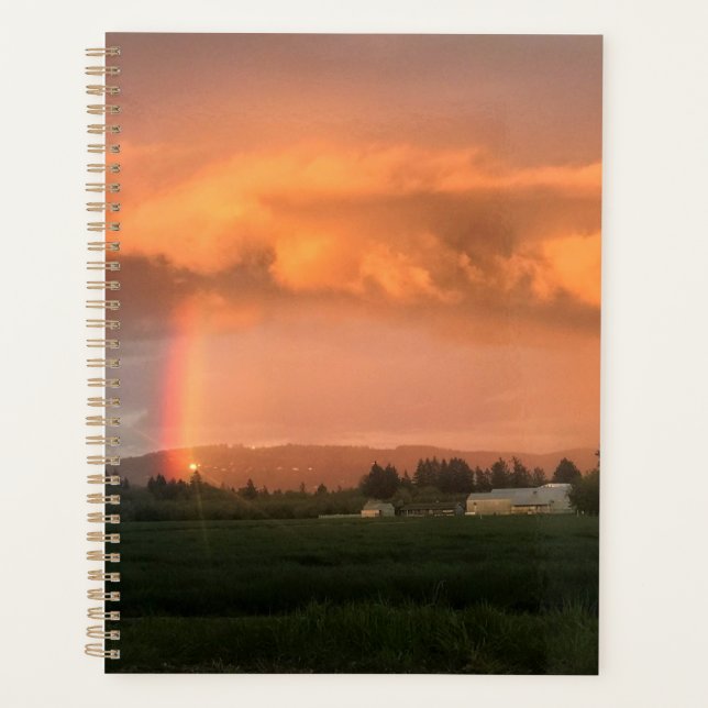Agenda Amanecer arcoiris (Anverso)