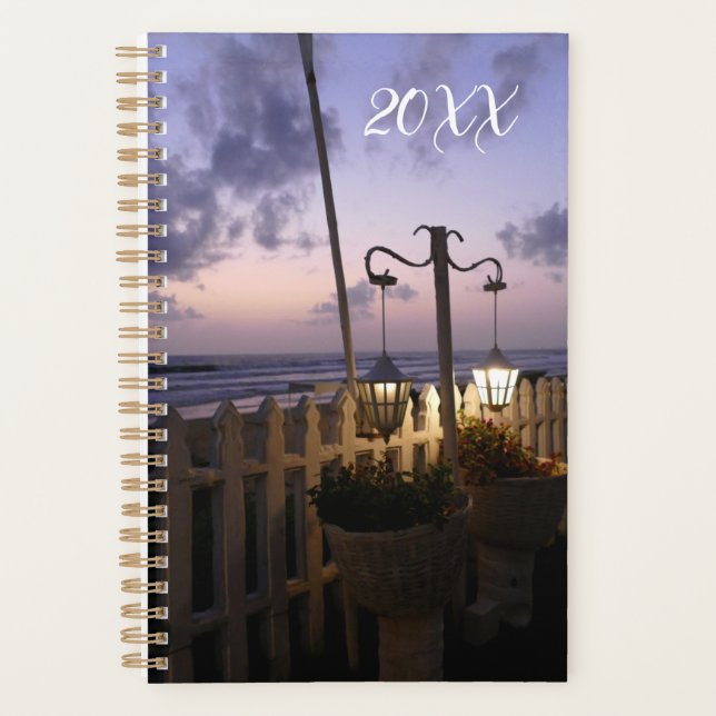Agenda Amanecer en la playa (Anverso)