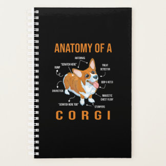 Agenda amante del perro corgi 
