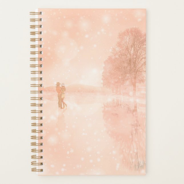 Agenda Amantes en un estanque congelado (Anverso)