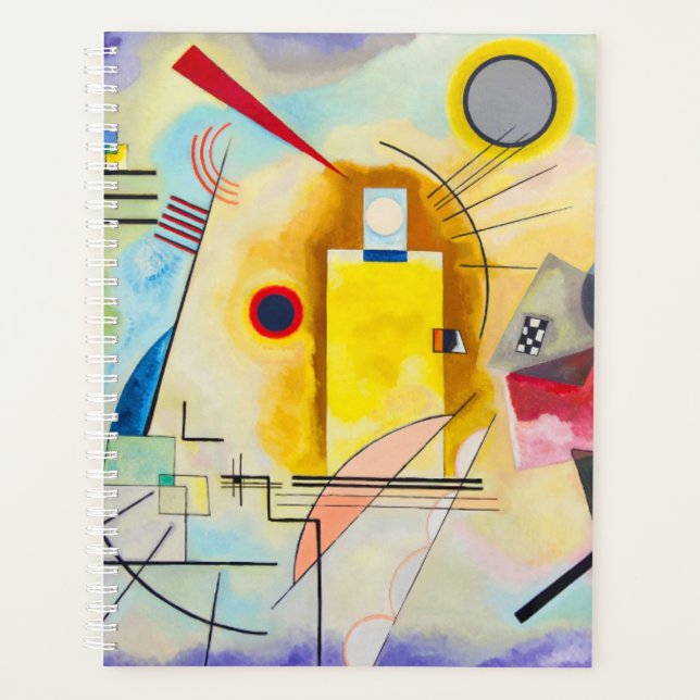 Agenda Amarillo-Rojo-Azul de Kandinsky (Anverso)