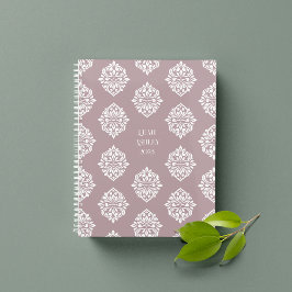 Agenda Ambiente Damask Tuscany Pink 2026