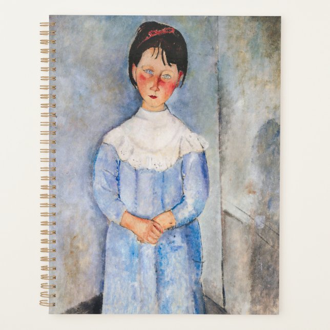 Agenda Amedeo Modigliani - Niña pequeña de azul (Anverso)