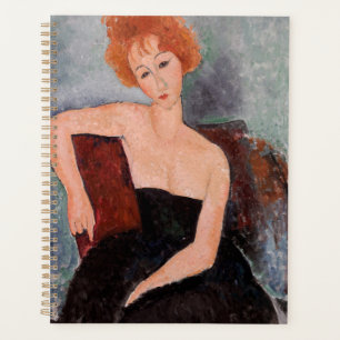 Agenda Amedeo Modigliani - Vestido nocturno Chica pelirro