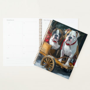 Agenda American Staffordshire Trineo Nevado Navidad