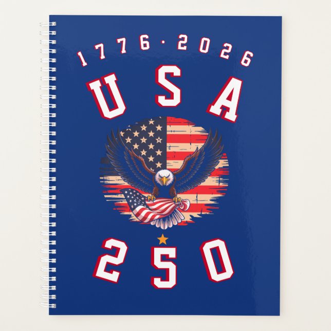 Agenda America's 250th Anniversary USA 250 1776 2026 (Anverso)