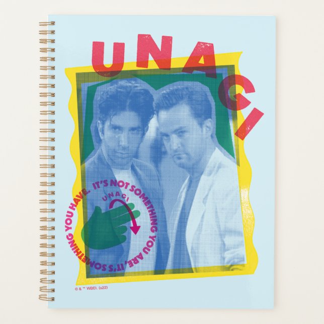 Agenda AMIGOS™ | Ross & Chandler - Unagi (Anverso)