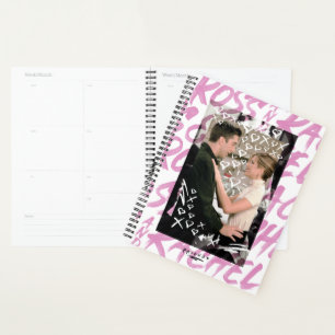Agenda AMIGOS™ Ross Y Rachel Doodled Hearts