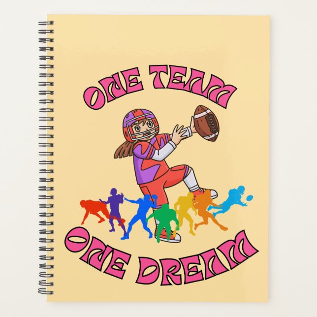 Agenda Amircain Football Planner (Anverso)