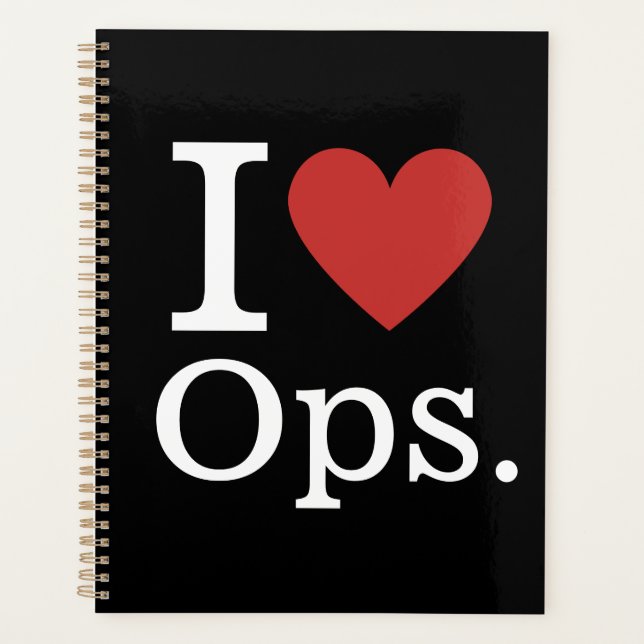 Agenda ❤️ Amo A Las Ops. - Departamento de Operaciones - (Anverso)