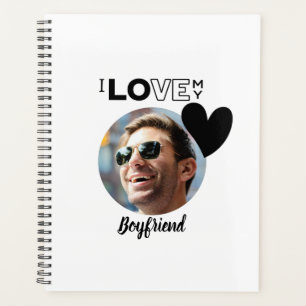 Agenda Amo a mi novio, amigo, regalo de foto, esposo, pro