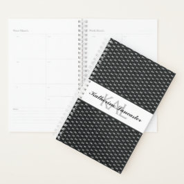 Agenda Amor de Mariposa | Encaje Negro 3 Personalizado
