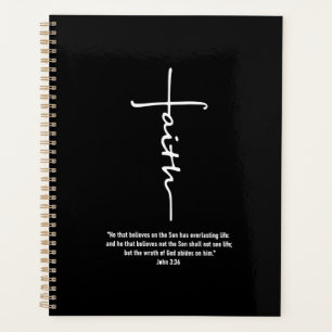 Agenda Amor por Dios Cruz de la Fe Jesús Cristiano Dio