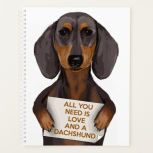 Agenda Amor y Dachshund