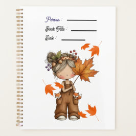 Agenda An Autumn Day Book Planner Cover