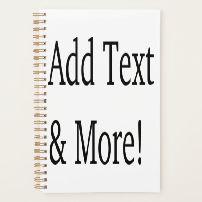 Agenda ¡Añadir texto y más! Personalizar Su Propio Person (Anverso)