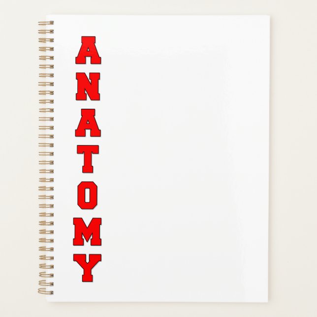 Agenda Anatomía (Anverso)