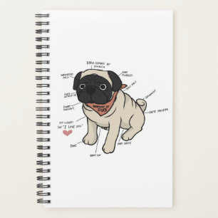Agenda Anatomía De La Gráfica De Perros De Pug