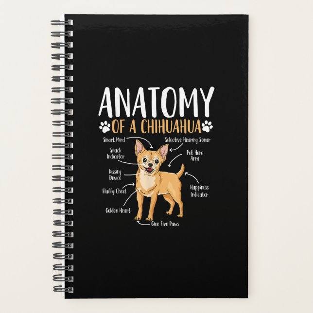Agenda Anatomía de perro de Chihuahua (Anverso)