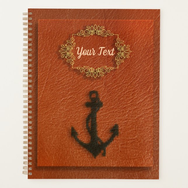 Agenda Anchor Nautical Personalizado (Anverso)