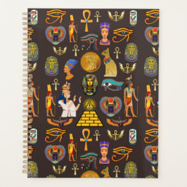Agenda Ancient Egyptian Hieroglyphic Pattern Symbol