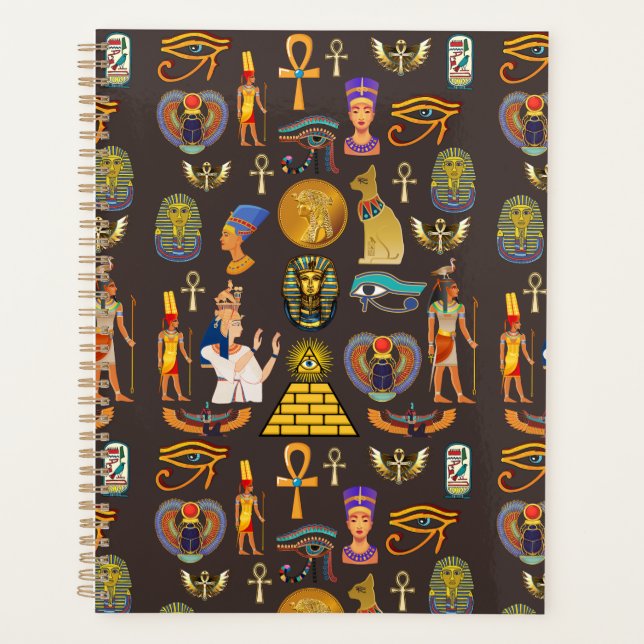 Agenda Ancient Egyptian Hieroglyphic Pattern Symbol       (Anverso)