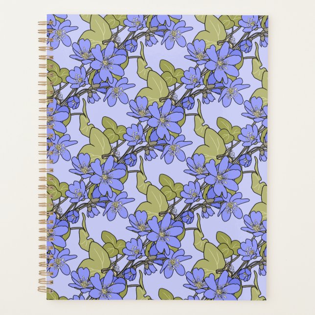 Agenda Anemones azules (Anverso)