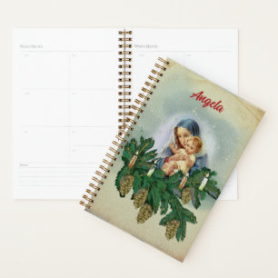 Agenda Ángel Navidades Mery y Jesús en la luz de las vela