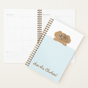 Agenda Animal Kawaii personalizado - Perro