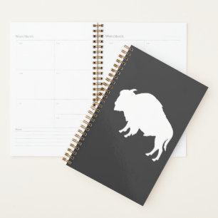Agenda Animal salvaje de Silhouette White Bison