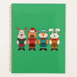 Agenda Animales adorables listos para el invierno